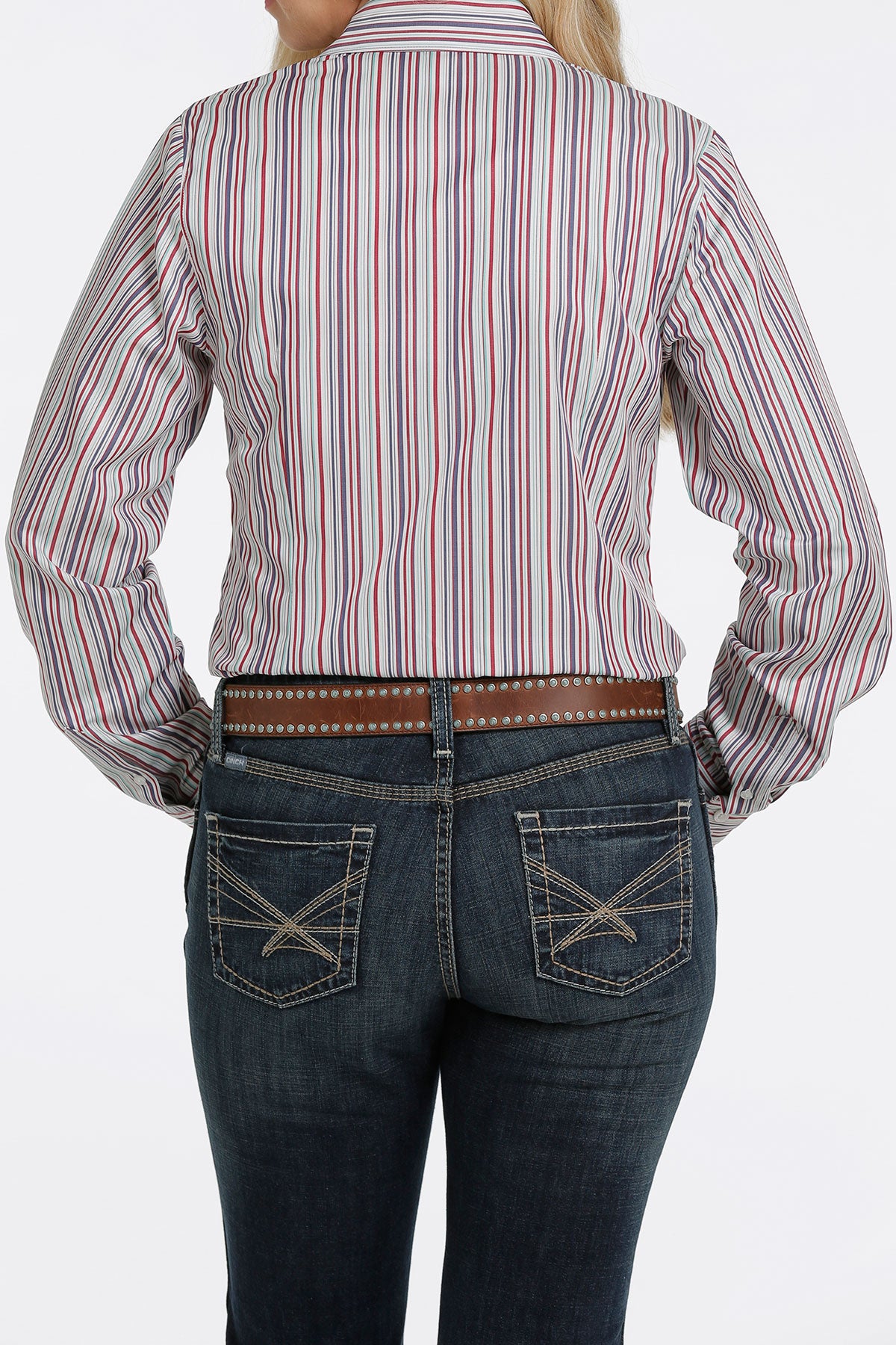 Cinch Women’s Stripe Tencel Shirt (4180)
