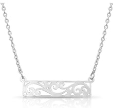 Load image into Gallery viewer, Montana Silversmiths Scroll Bar Necklace

