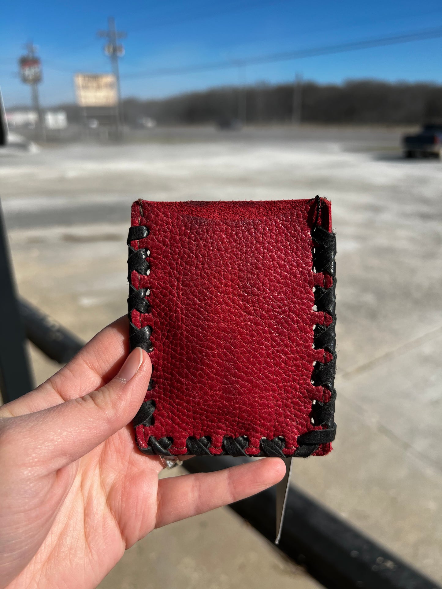 Leather Single Pocket Wallet