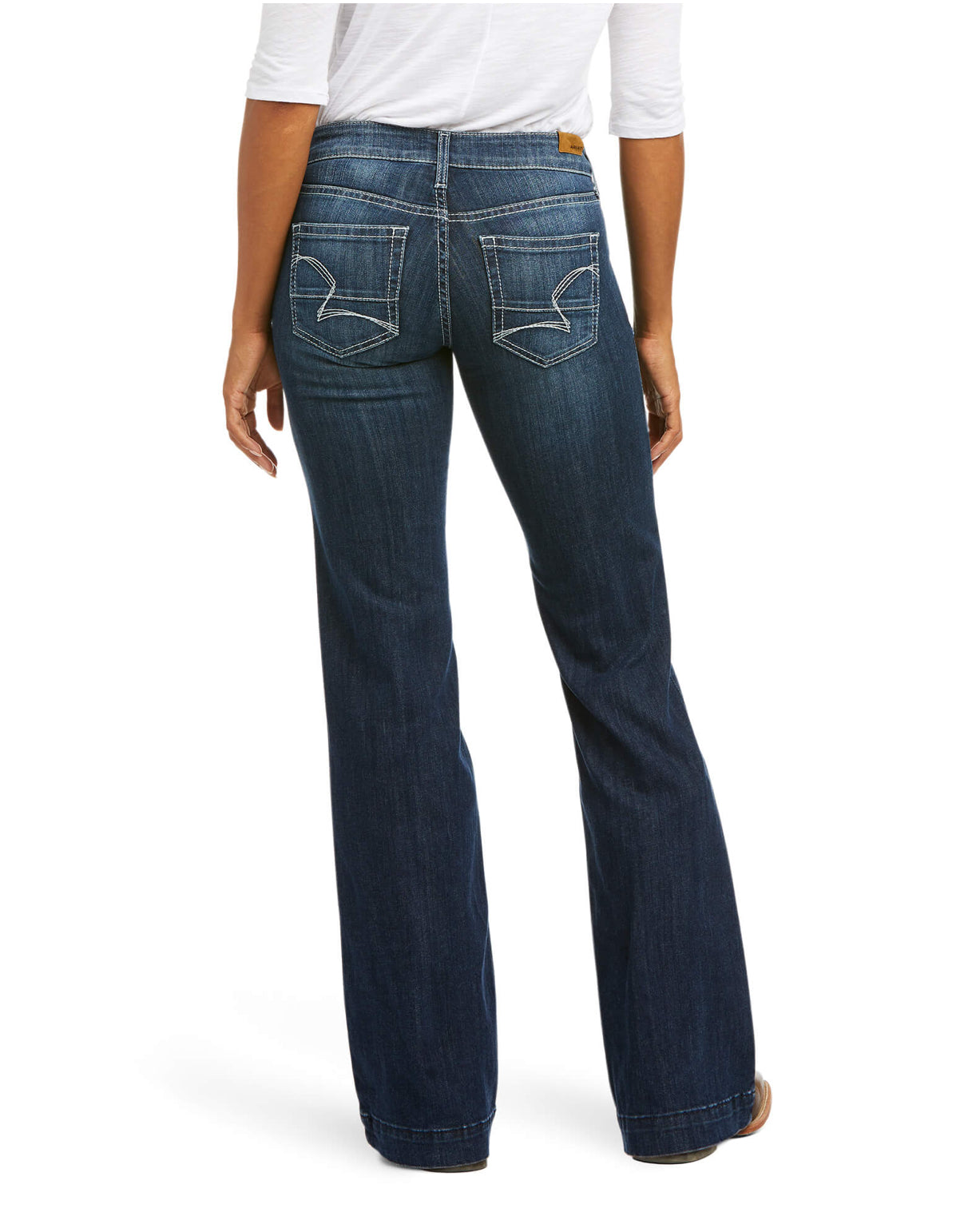 Ariat Trouser Mid Rise Melanie Wide Leg Jean (7690)
