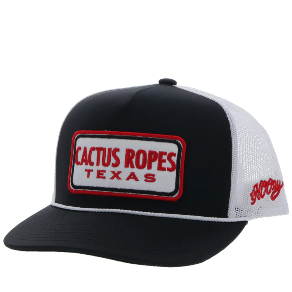 Hooey Cactus Ropes Black/White Caps