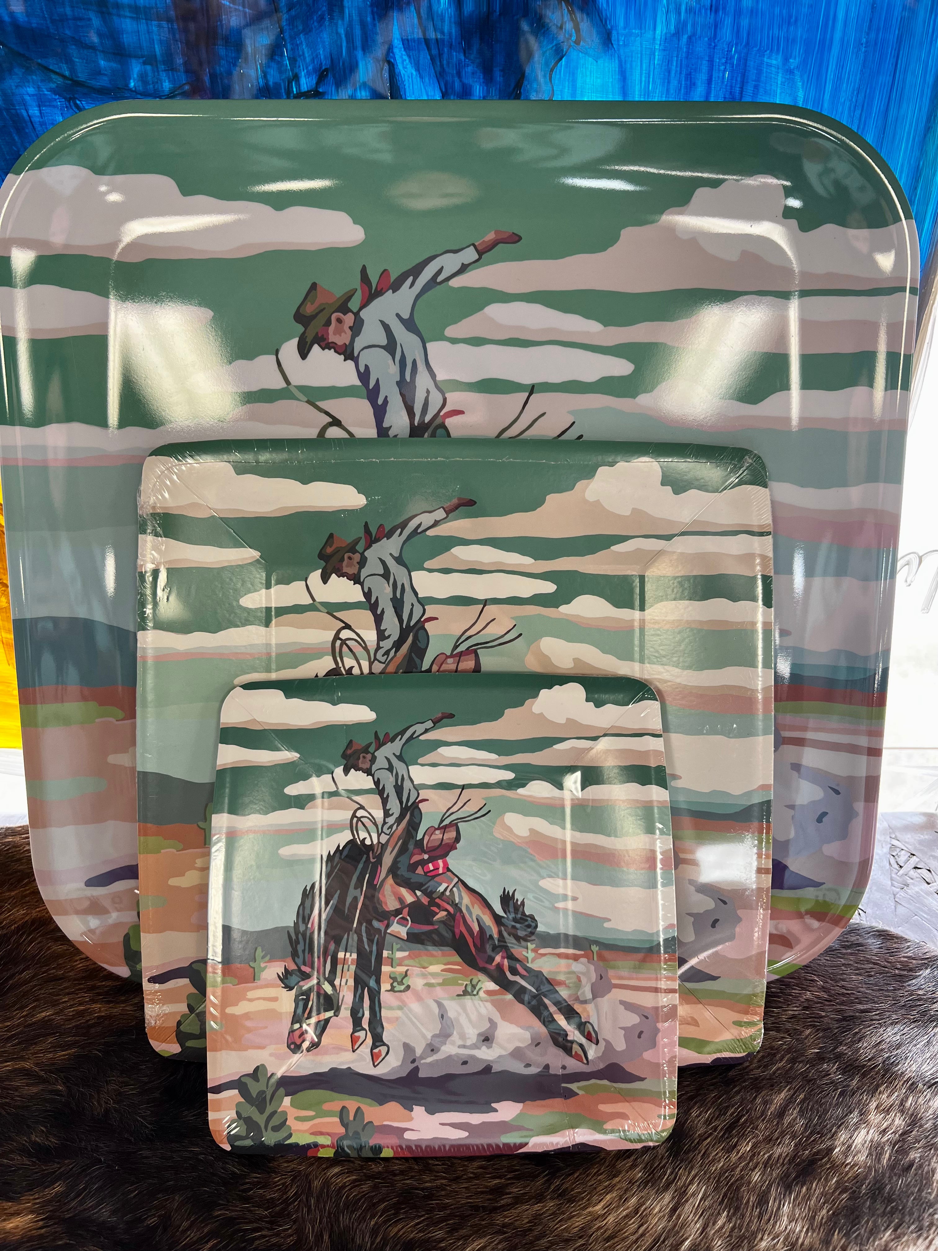 The Cowboy Dinner Plates