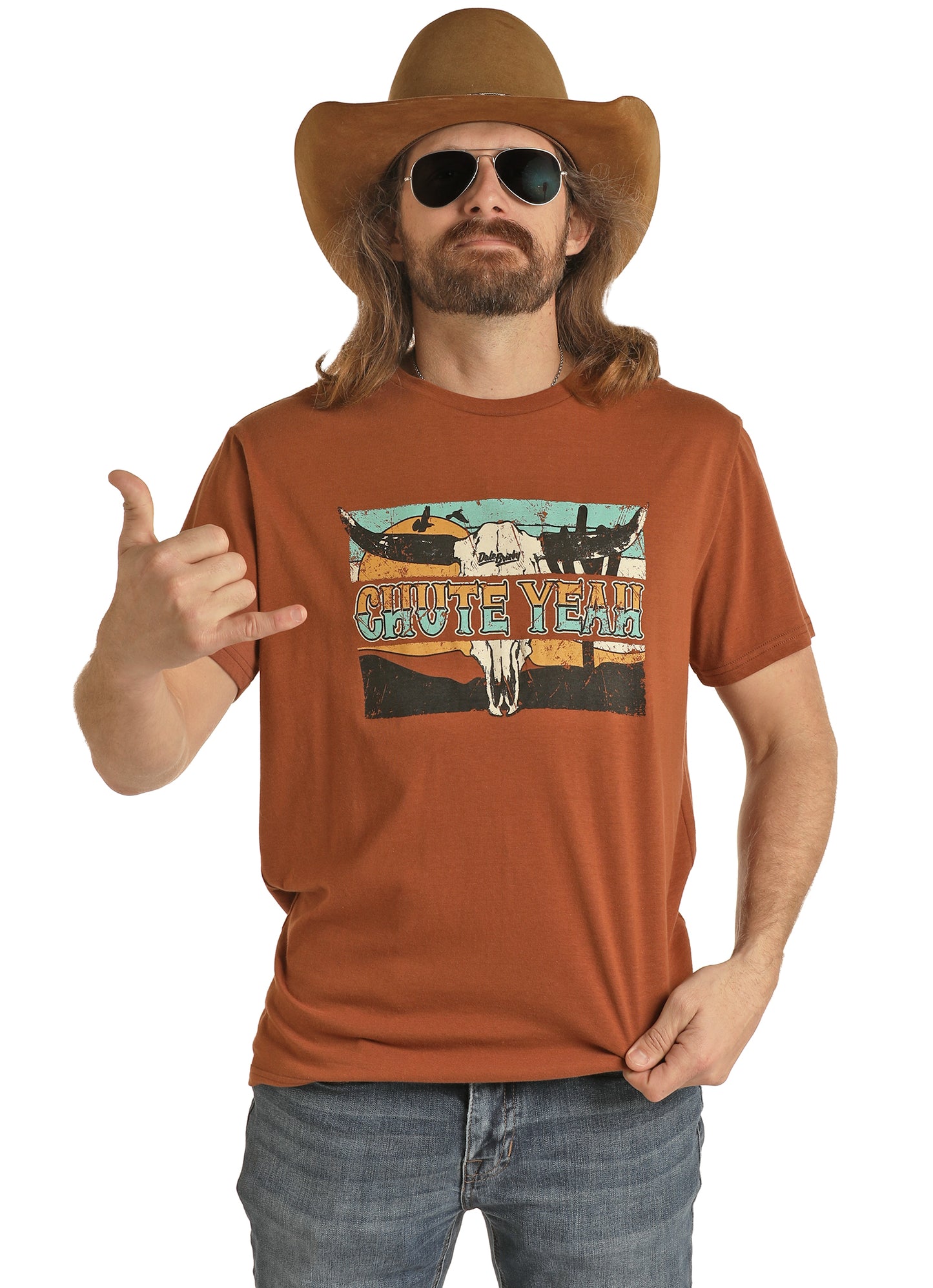 Adult Dale Brisby Chute Yeah Tee