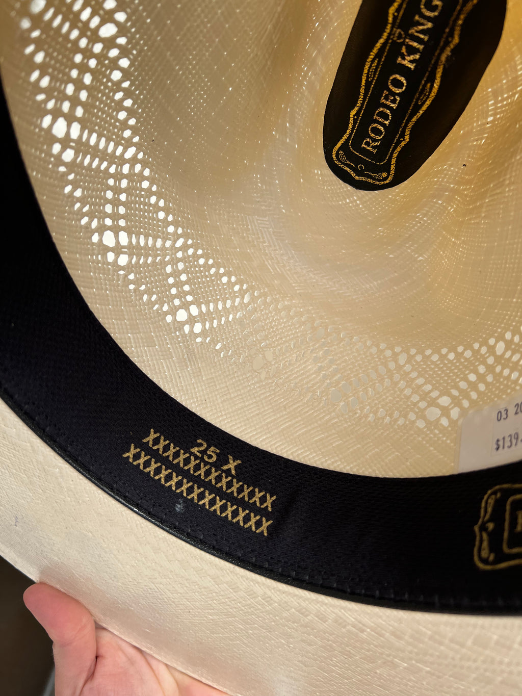 Rodeo King Maverick Ivory Coast Straw Hat