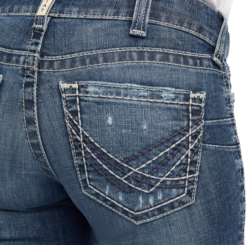 Ariat Women’s R.E.A.L. Mid Rise Raquel Boot Cut Jean (1061)