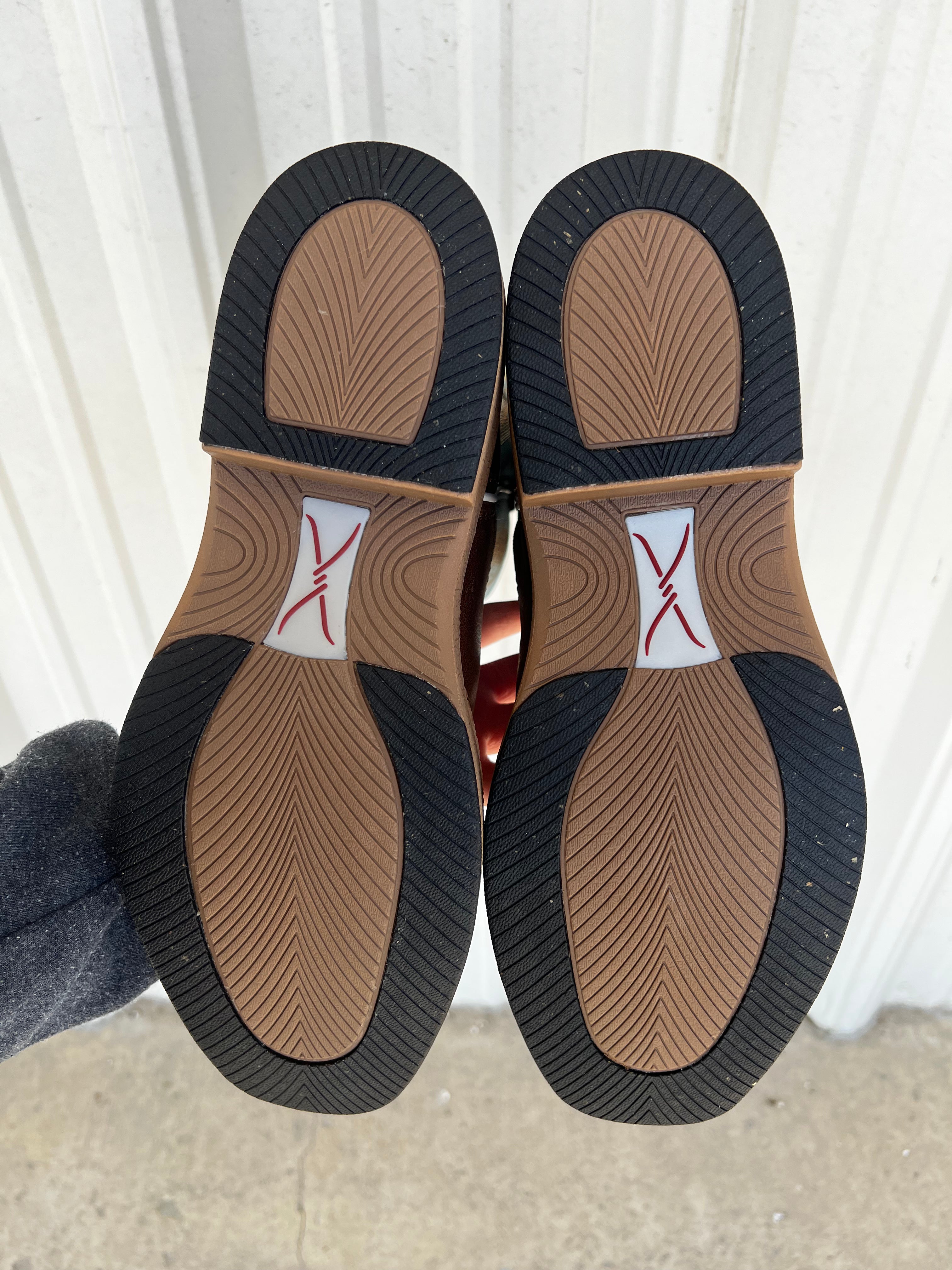 Twisted X 11" UltraLite X Boot - Ginger & Sky Blue (MUL0003)