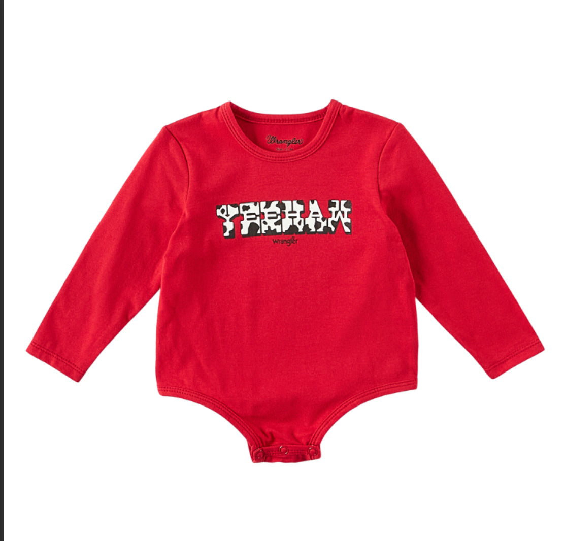 Wrangler® Baby Girl Bodysuit - True Red