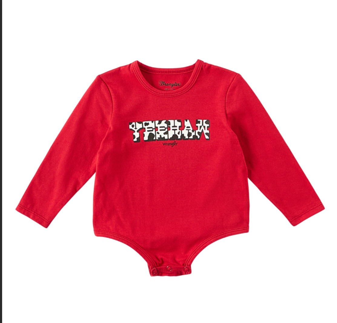 Wrangler® Baby Girl Bodysuit - True Red