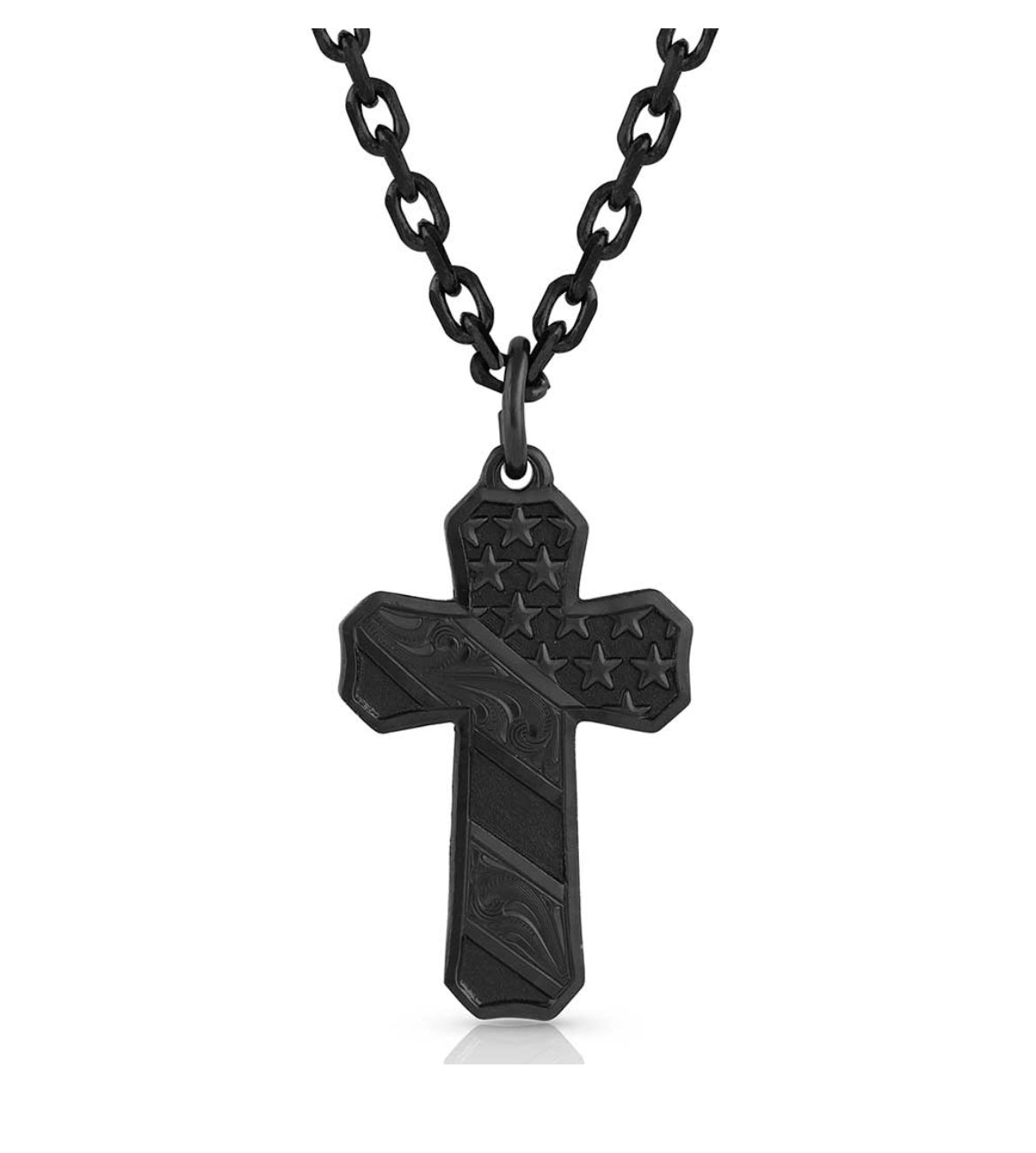 Dawn's Early Light Cross Necklace