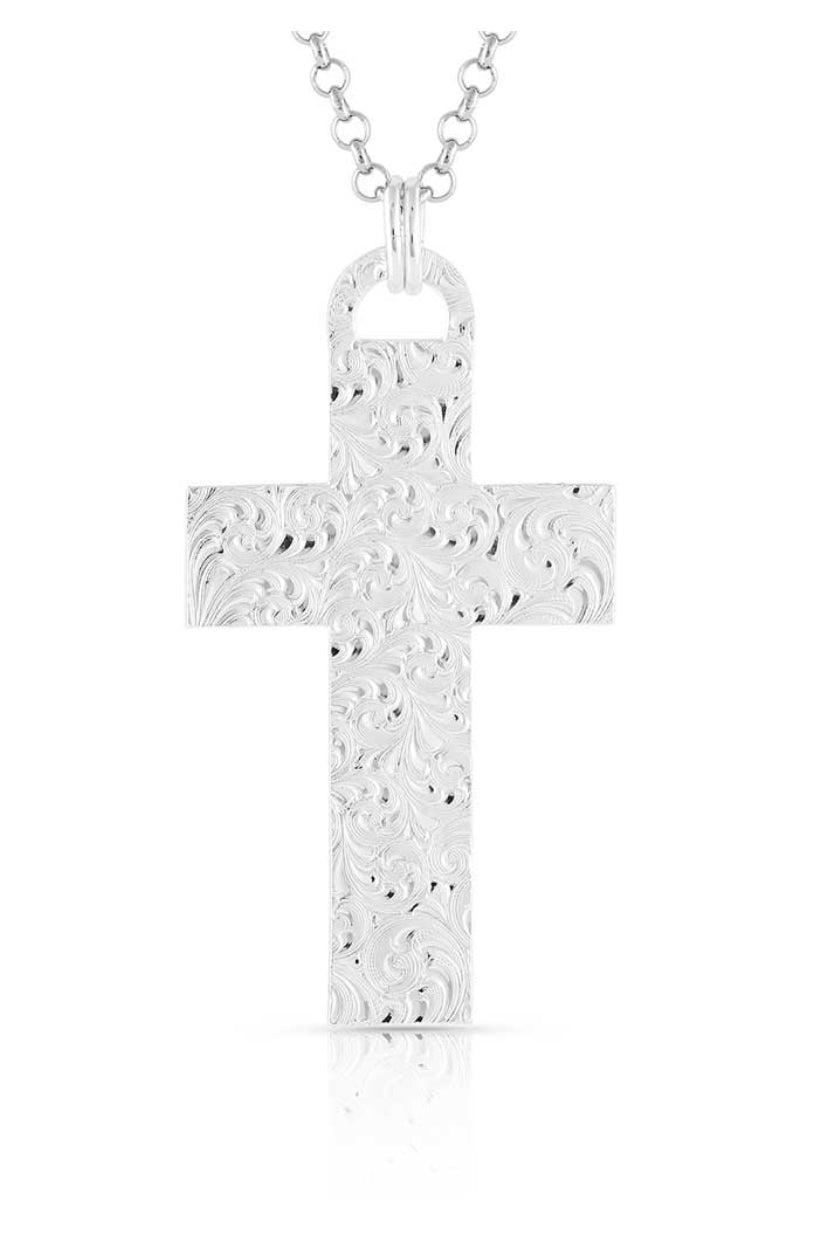 Montana Silversmiths Silver Artistry Faith Necklace