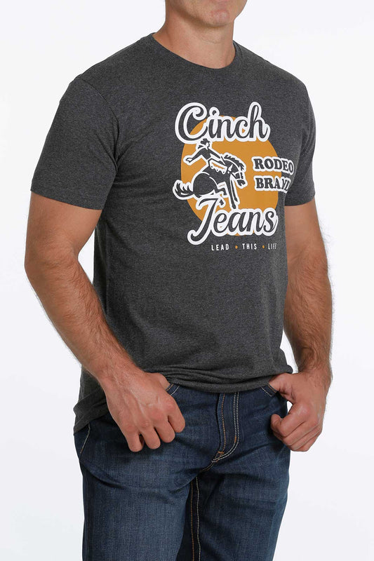 Cinch Men’s Heather Gray Tee (0455)