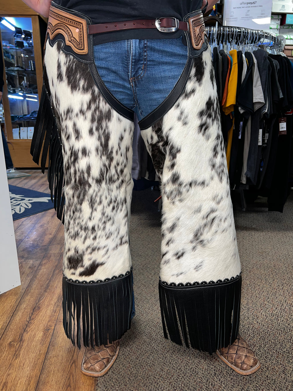 Rockin’ Y Saddlery Adult Large Hair On Chinks