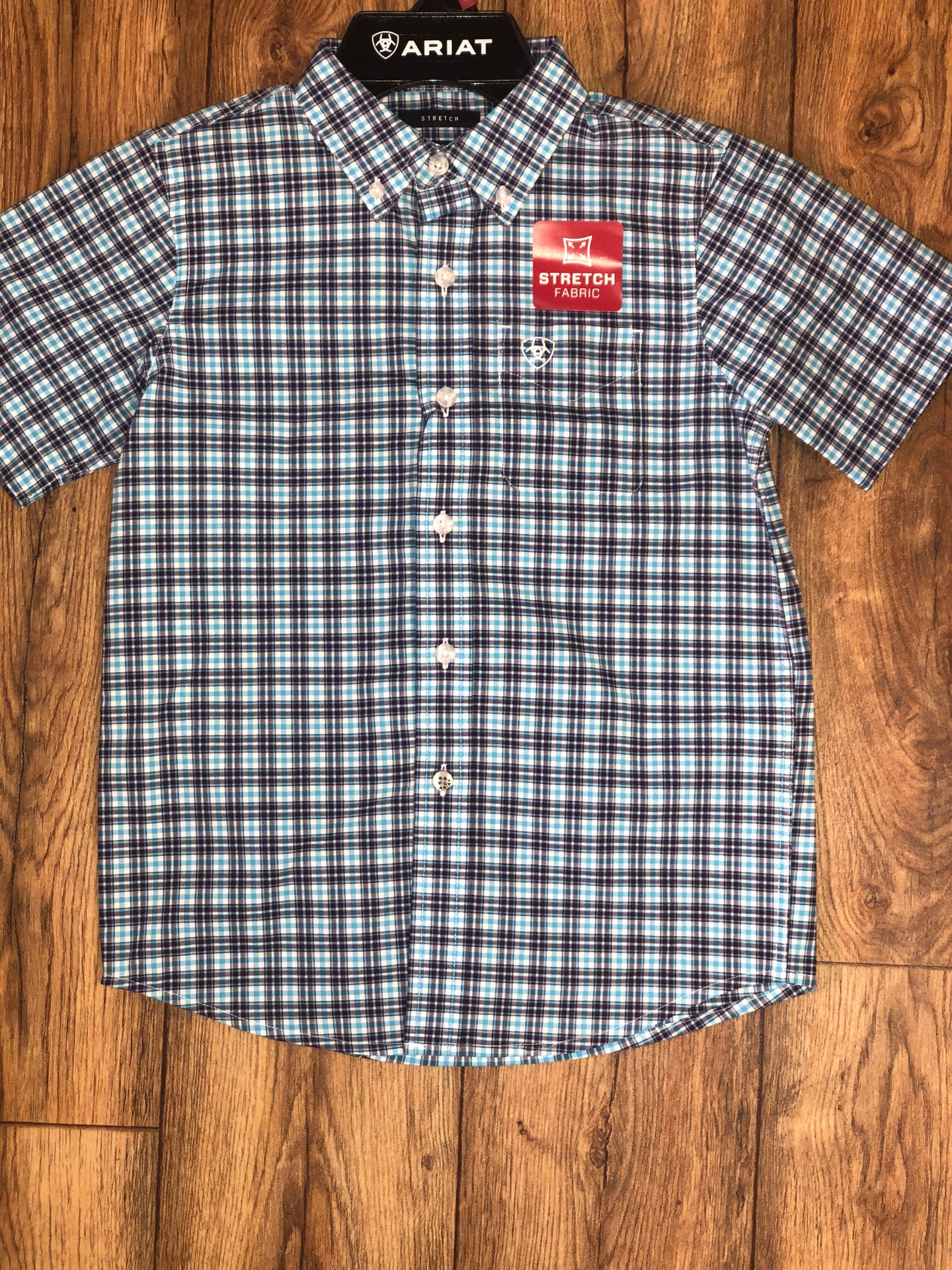 Ariat Boy’s Short Sleeve Shirt (6451)