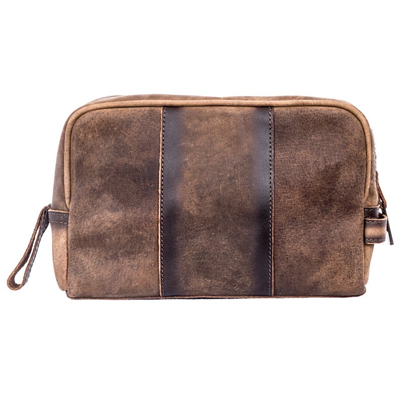 STS Foreman Brown Leather Shave Kit (0550)