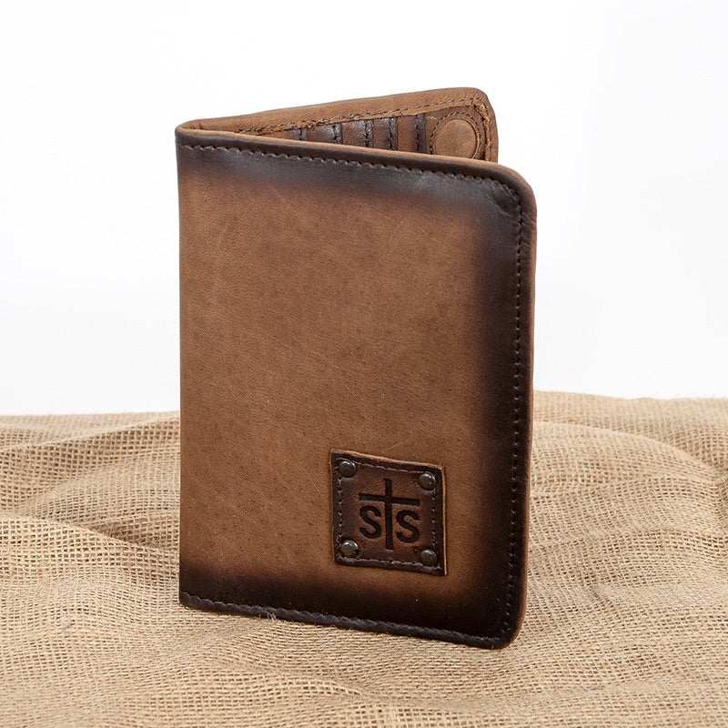 STS Magnetic Wallet - Brown (4050)