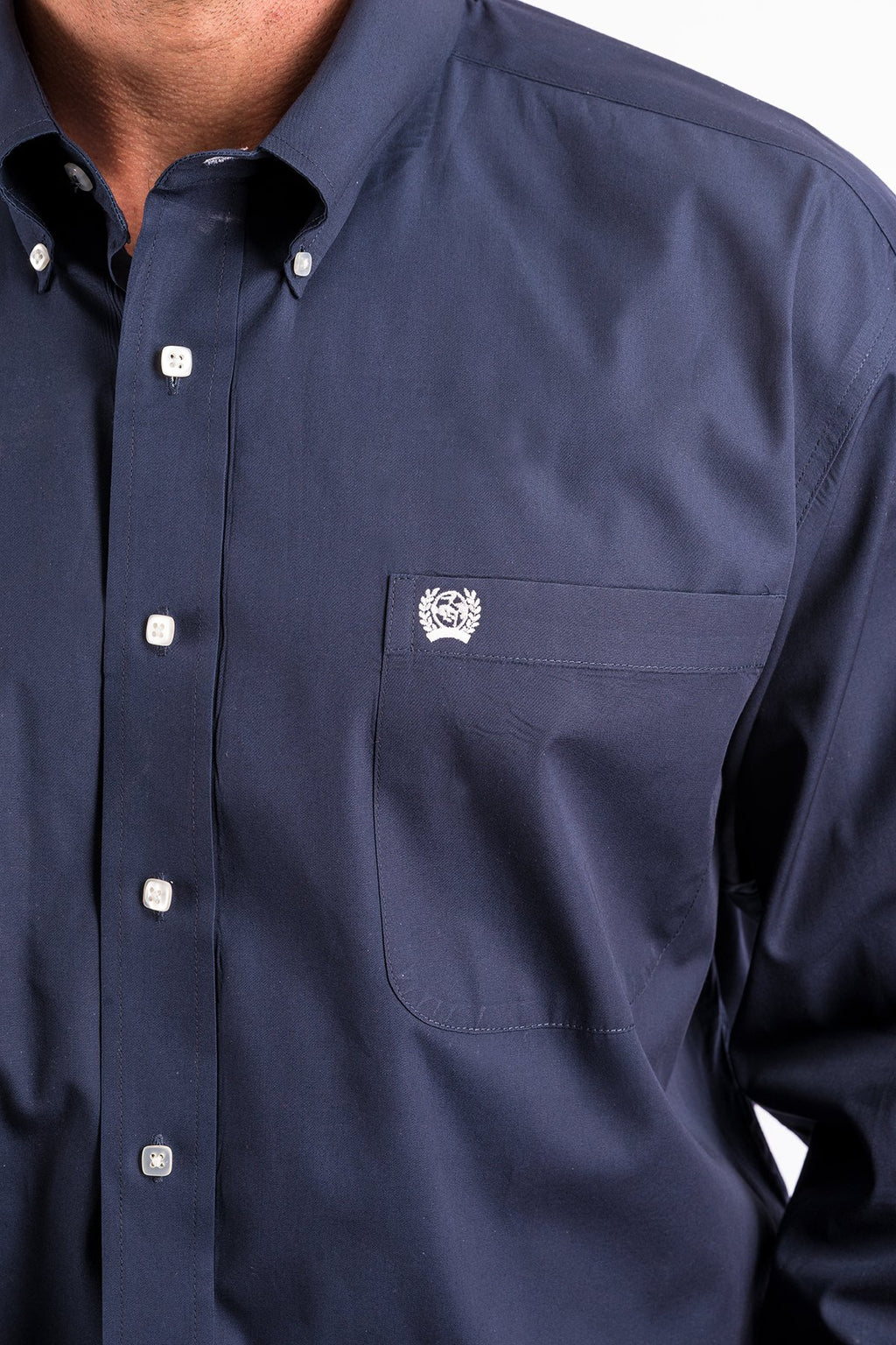 Cinch Solid Navy Men's Shirt